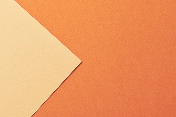 Rohes Kraftpapier Hintergrund Papierstruktur Orange Beige Farben Mockup Mit Kopierraum — Stockfoto