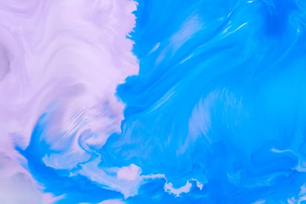 Fond Abstrait Couleur Bleue Art Fluide Multicolore Ondes Éclaboussures Taches — Photo