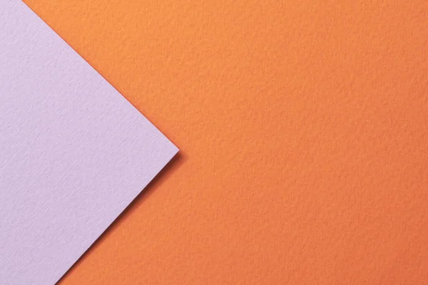 ラフなクラフト紙の背景 紙の質感オレンジライラック色 テキストのコピースペースを持つモックアップ — ストック写真