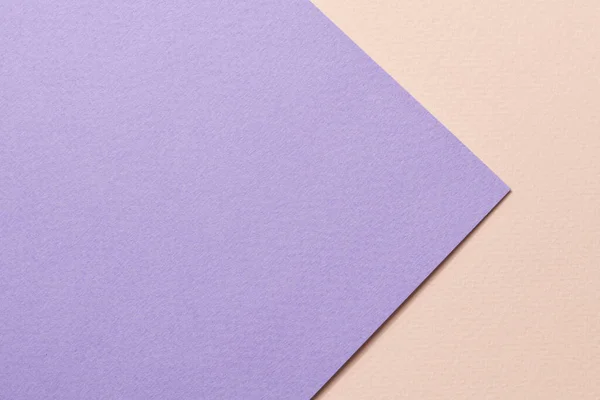 Rohes Kraftpapier Hintergrund Papierstruktur Beige Lila Farben Mockup Mit Kopierraum — Stockfoto