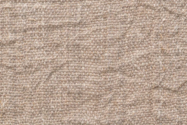 Povlečení Zmačkaná Textura Přírodní Tkaniny Pozadí Detailní — Stock fotografie