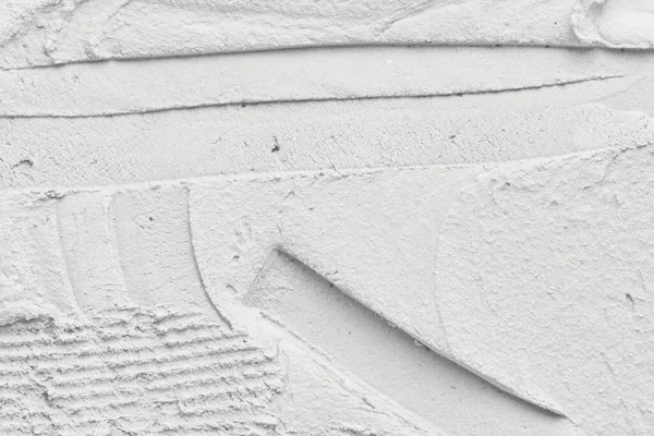 Dekorative Weiße Kitt Hintergrund Wandstruktur Mit Füllpaste Mit Spachtel Aufgetragen — Stockfoto