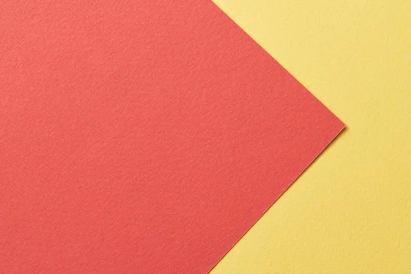 Fundo Papel Kraft Áspero Textura Papel Cores Amarelas Vermelhas Mockup — Fotografia de Stock