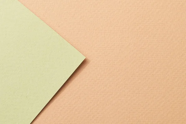 Hrubé Kraft Papír Pozadí Papírové Textury Béžové Zelené Barvy Mockup — Stock fotografie