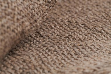 Çarşaf buruşmuş doku doğal kumaş arkaplan yakın plan