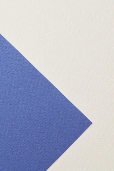Fundo Papel Kraft Áspero Textura Papel Azul Cores Brancas Mockup — Fotografia de Stock