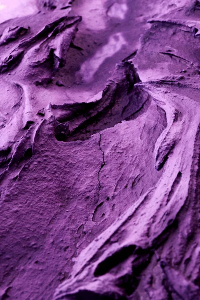 Fondo Decorativo Masilla Púrpura Textura Pared Con Pasta Relleno Aplicada —  Fotos de Stock