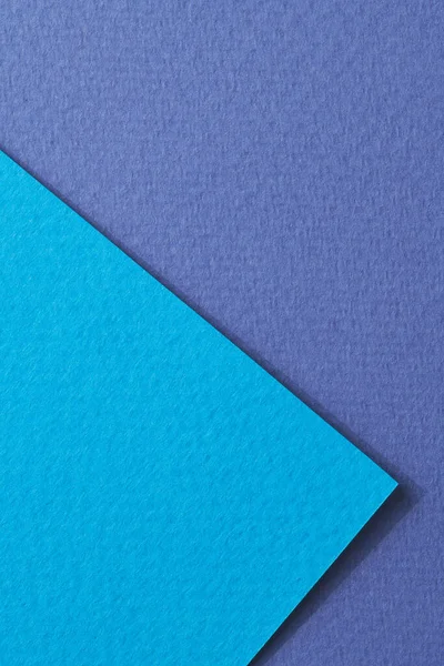 stock image Rough kraft paper background, paper texture different shades of blue. Mockup with copy space for tex