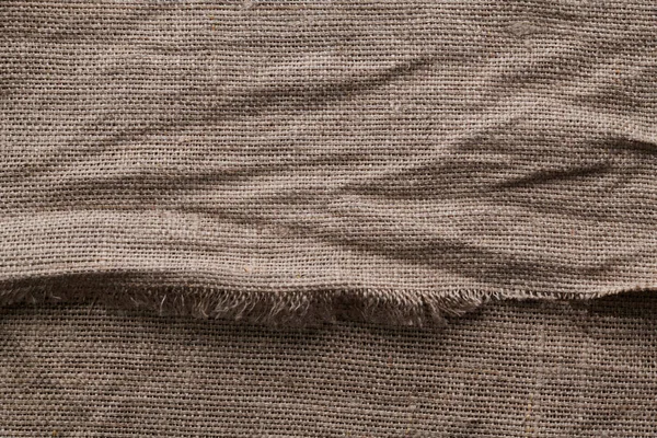 Linge Froissé Texture Tissu Naturel Fond Gros Plan — Photo