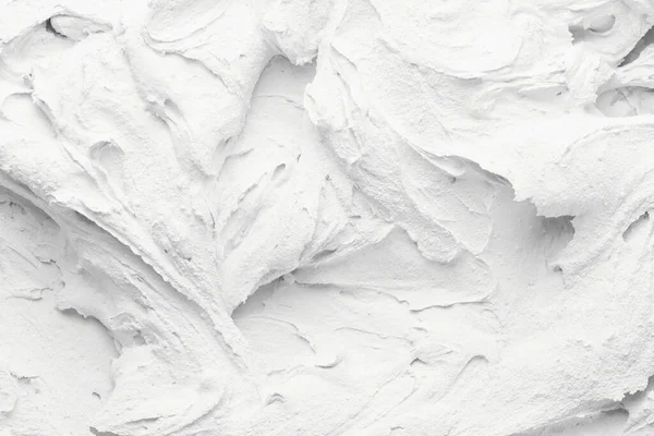 Décoratif Fond Mastic Blanc Texture Murale Avec Pâte Remplissage Appliquée — Photo
