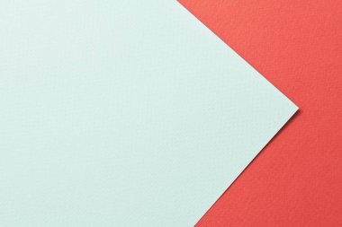 Kaba Kraft kağıt arka plan, kağıt doku nane kırmızısı renkler. Metin için kopyalama alanı olan bir model