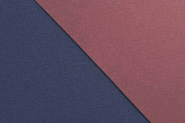 Hrubé Kraft Papír Pozadí Papírová Textura Červená Vínově Modré Barvy — Stock fotografie