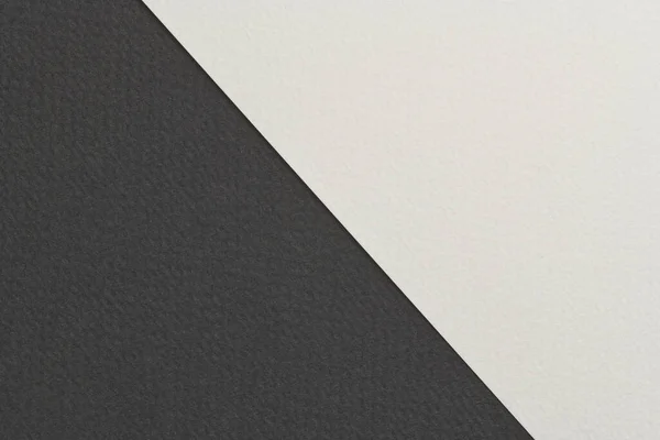 Hrubé Kraft Papír Pozadí Textura Papíru Bílé Černé Barvy Mockup — Stock fotografie