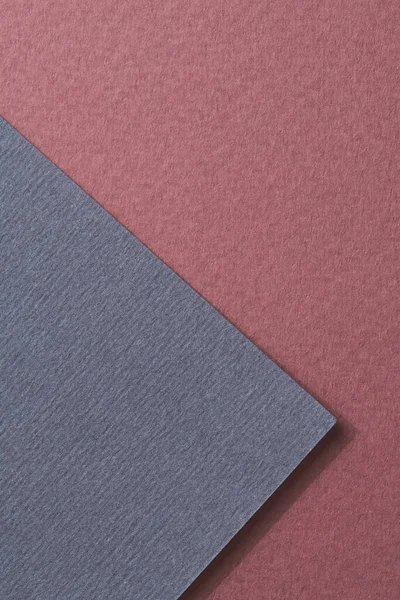 Rohes Kraftpapier Hintergrund Papierstruktur Rot Bordeauxblauen Farben Mockup Mit Kopierraum — Stockfoto