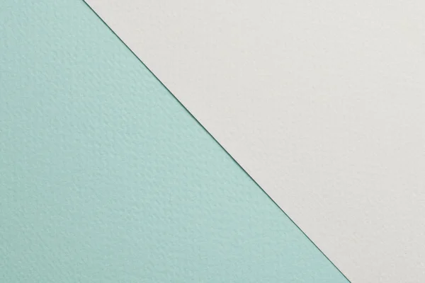 Fundo Papel Kraft Áspero Textura Papel Branco Cores Azuis Mockup — Fotografia de Stock