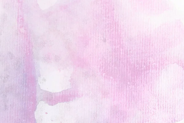 摘要水彩背景 帆布上的紫色紫丁香颜料 艺术胶水 — 图库照片