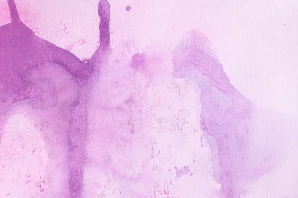 Аннотация Акварельный Фон Пятно Фиолетовой Сиреневой Краски Холсте Художественный Коллаг — стоковое фото