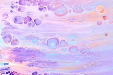 Özel güzel desen, soyut akışkan sanat arkaplanı. Renkli boyaların birbirine karışması gibi bir şey. Yazdırma ve tarama için mürekkep dokusu lekeleri ve çizgileri