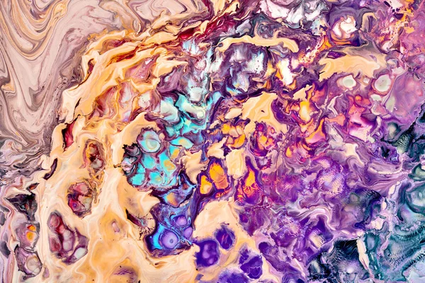 Exklusiv Schöne Muster Abstrakte Fluidkunst Hintergrund Fluss Des Mischens Mehrfarbiger — Stockfoto