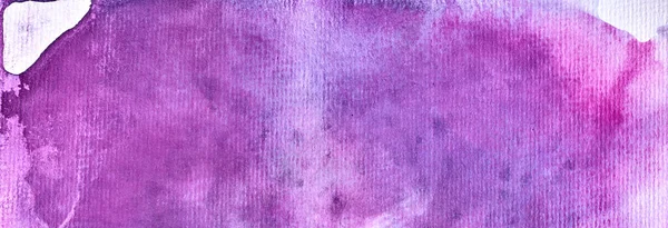 Fond Aquarelle Abstrait Peinture Lilas Violette Tachée Sur Toile Collag — Photo