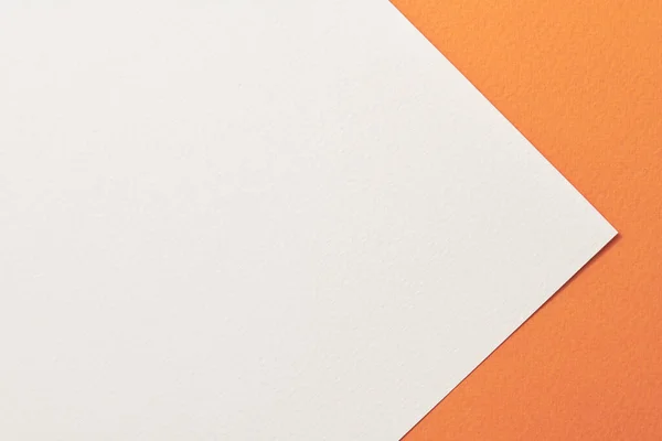 Fondo Papel Kraft Áspero Textura Papel Naranja Colores Blancos Mockup — Foto de Stock