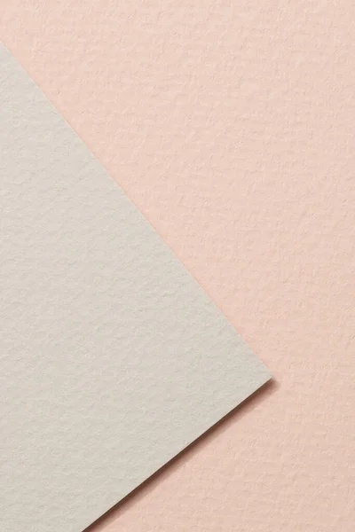 Papier Kraft Brut Fond Texture Papier Beige Couleurs Grises Maquette — Photo