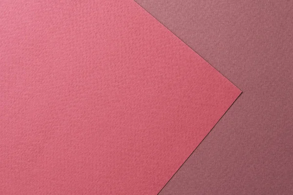 Papier Kraft Brut Fond Texture Papier Différentes Nuances Rouge Bordeaux — Photo
