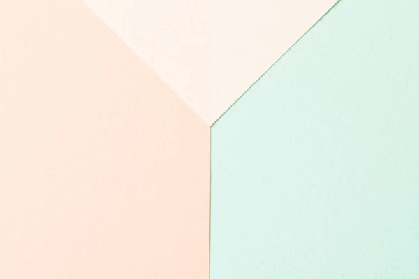Ruwe Kraftpapier Stukken Collage Achtergrond Geometrische Papier Textuur Pastel Kleuren — Stockfoto
