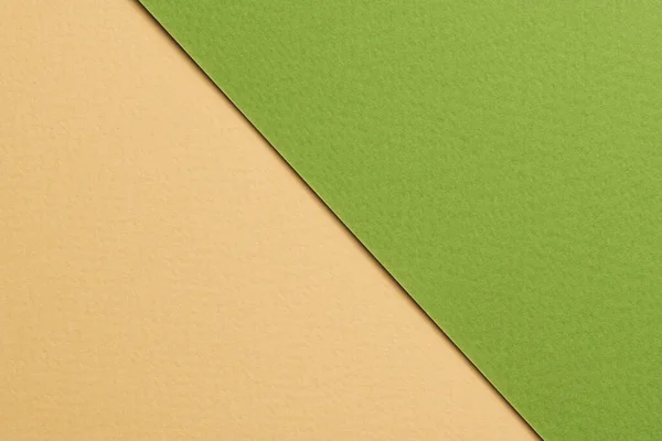 Kaba Kraft Kağıt Arka Plan Kağıt Desenli Bej Yeşil Renkler — Stok fotoğraf
