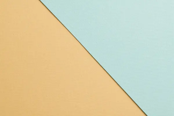 Rough Kraft Paper Background Paper Texture Beige Blue Colors Mockup —  Fotos de Stock