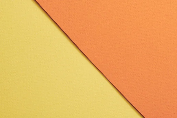 Rough kraft paper background, paper texture orange yellow colors. Mockup with copy space for tex