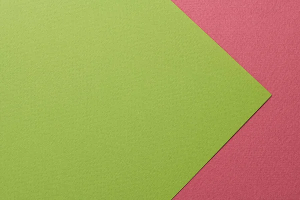 ラフなクラフト紙の背景 紙の質感の赤いブルゴーニュ緑の色 Mockup Copy Space Tex — ストック写真