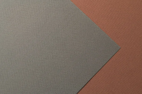 ラフなクラフト紙の背景 紙の質感茶色の灰色 Mockup Copy Space Tex — ストック写真