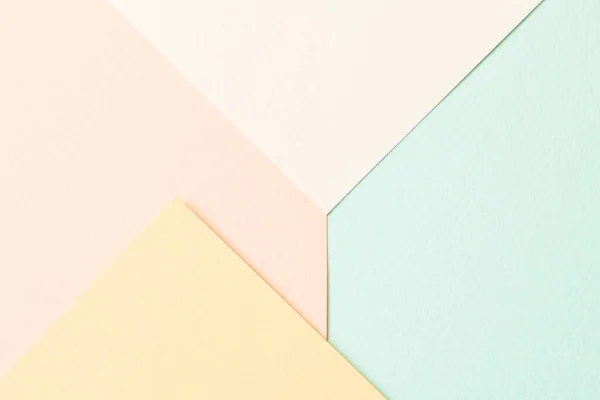 Grobe Kraftpapierteile Collagieren Hintergrund Geometrische Papiertextur Pastellfarben Mockup Mit Kopierraum — Stockfoto