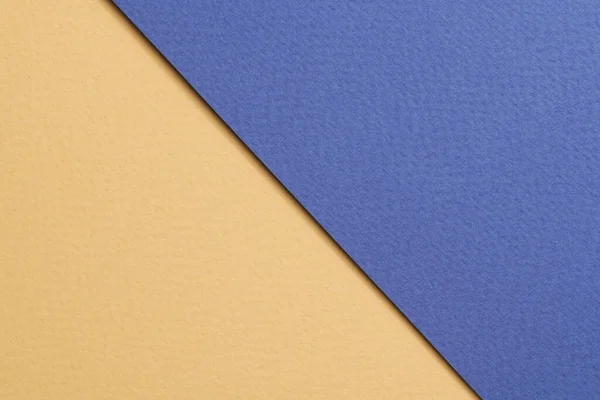 Rough Kraft Paper Background Paper Texture Beige Blue Colors Mockup — Stok fotoğraf