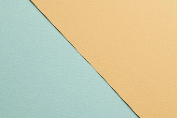 Rough Kraft Paper Background Paper Texture Beige Blue Colors Mockup — Stock Fotó