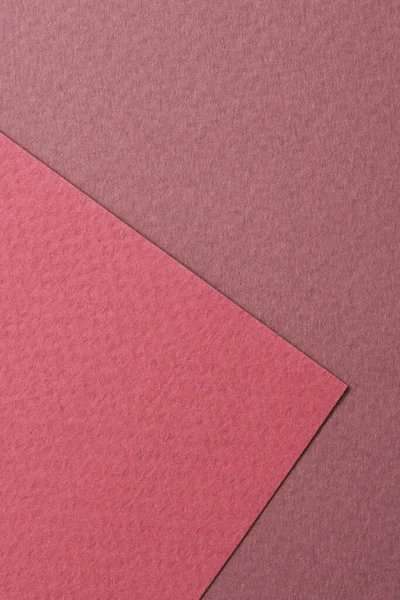 Papier Kraft Brut Fond Texture Papier Différentes Nuances Rouge Bordeaux — Photo