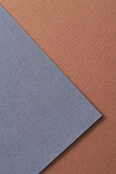 Fondo Papel Kraft Áspero Textura Papel Color Azul Marrón Burla —  Fotos de Stock