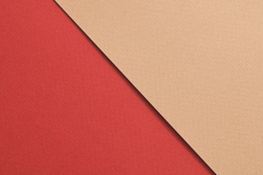 Kaba Kraft kağıt arkaplan, kağıt desenli bej kırmızı renkler. Tex için kopyalama alanı ile modelleme