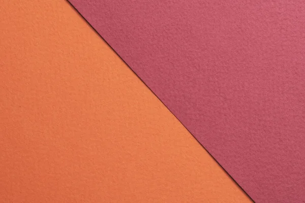 Rough Kraft Paper Background Paper Texture Red Burgundy Orange Colors — Stockfoto