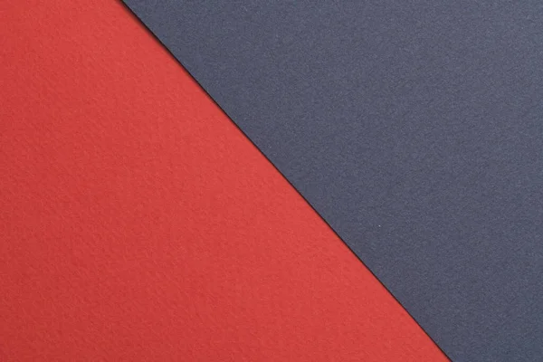 Drsné Kraft Papír Pozadí Textura Papíru Červené Modré Barvy Mockup — Stock fotografie