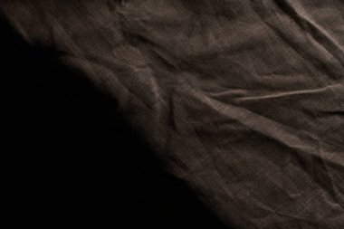 Çarşaf buruşmuş doku doğal kumaş arkaplan yakın plan