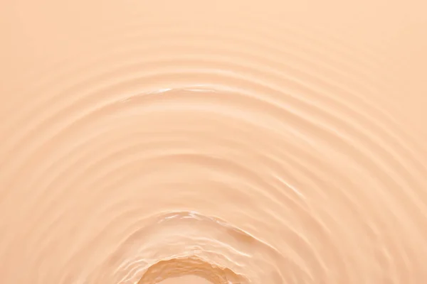 Water Beige Oppervlak Abstracte Achtergrond Golven Rimpels Textuur Van Cosmetische — Stockfoto