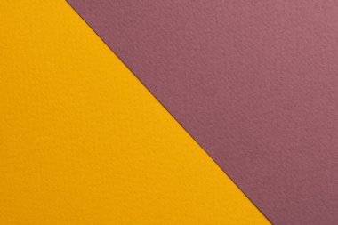 Rough kraft paper background, paper texture red burgundy yellow colors. Mockup with copy space for tex