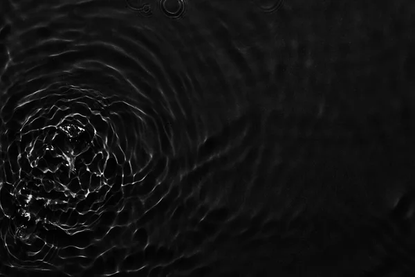 Water Zwarte Oppervlakte Abstracte Achtergrond Golven Rimpels Textuur Van Cosmetische — Stockfoto