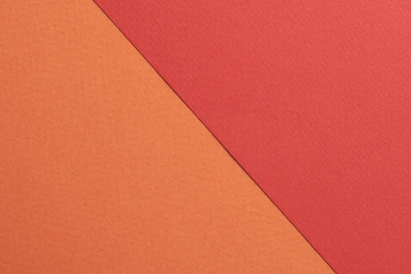 Rough kraft paper background, paper texture orange red colors. Mockup with copy space for tex