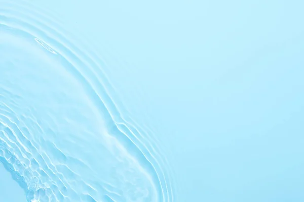 Mavisi Yüzey Soyut Arkaplan Baloncuklu Kozmetik Nemlendiricisinin Dalgaları Dalgaları — Stok fotoğraf