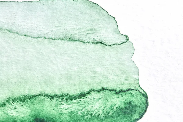 Абстрактный Зеленый Фон Коллаж Акварельных Чернил Пятна Пятна Мазки Акриловой — стоковое фото