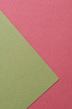 Kaba Kraft kağıt arka plan, kağıt doku kırmızı bordo yeşil renkler. Tex için kopyalama alanı ile modelleme