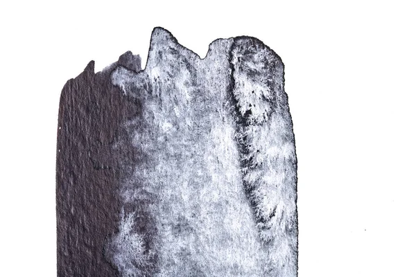 Abstrakter Schwarzweißer Hintergrund Aquarell Tusche Collage Flecken Kleckse Und Pinselstriche — Stockfoto